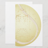 Tennisball Vintag Briefpapier (Vorne/Hinten)