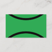 Tennisball Visitenkarte (Rückseite)