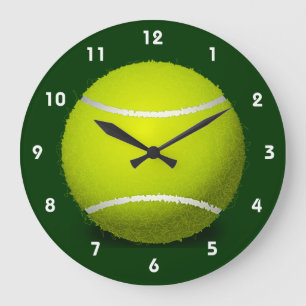 Tennisball-Wanduhr Große Wanduhr