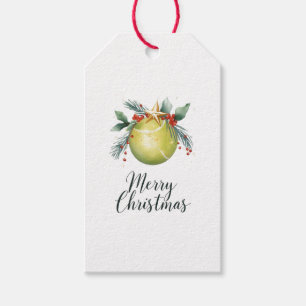 Tennisball-Weihnachten  Geschenkanhänger
