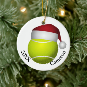 Tennisball-Weihnachten Keramik Ornament