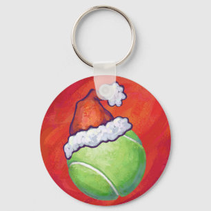 Tennisball Weihnachten Schlüsselanhänger