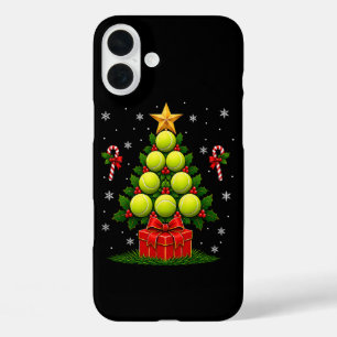Tennisball-Weihnachtsbaum Festive Xmas iPhone 16 Plus Hülle