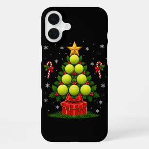 Tennisball-Weihnachtsbaum Festive Xmas iPhone 16 Plus Hülle