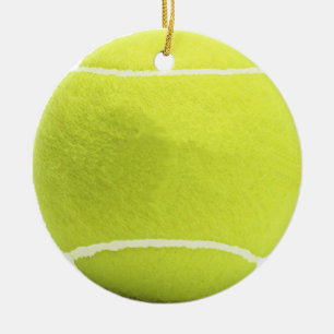 Tennisball-Weihnachtsbaum-Verzierung Keramikornament