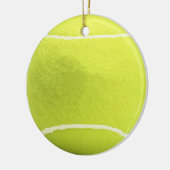 Tennisball-Weihnachtsbaum-Verzierung Keramikornament (Links)