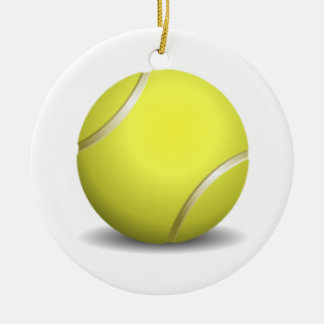 Tennisball-Weihnachtsverzierung Keramikornament