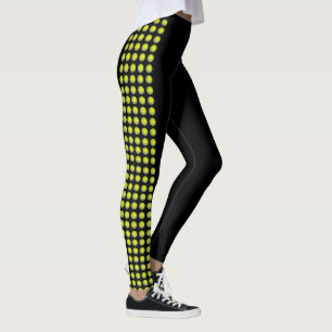 Tennisbälle auf der Seite, Damen Leggings