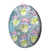 Tennisbälle Dartscheibe (Vorderseite rechts)