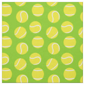 Tennisbälle, grünes Stoffmuster Stoff (Muster)