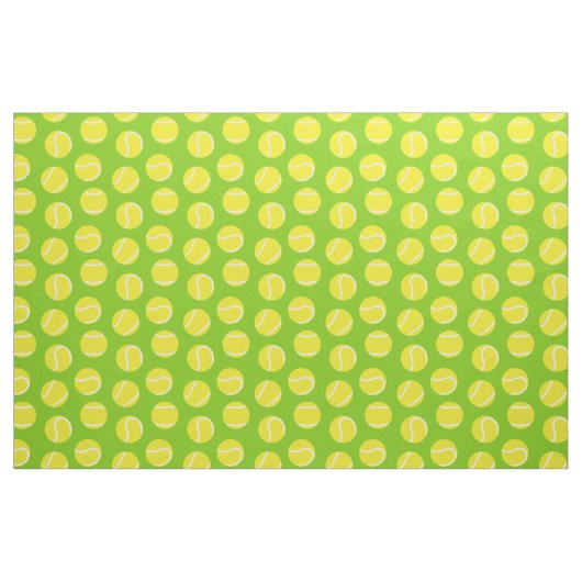 Tennisbälle, grünes Stoffmuster Stoff (Fat Quarter (45,7 x 55,9 cm))