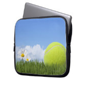 Tennisbälle Laptopschutzhülle (Vorderseite Links)