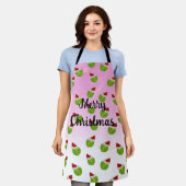 Tennisbälle mit Weihnachtsmannmützen Frohe Weihnac Schürze (Getragen)