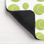 Tennisbälle-Muster Mousepad (Ecke)