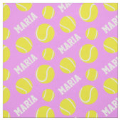 Tennisbälle Pink Girls individuelle Name Sportart  Stoff (Muster)