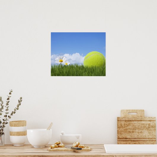 Tennisbälle Poster (Küche)