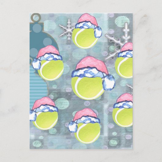 Tennisbälle Postkarte (Vorderseite)
