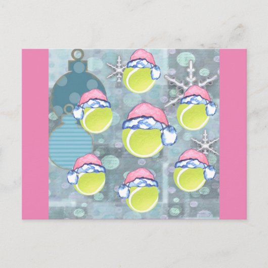 Tennisbälle Postkarte (Vorderseite)