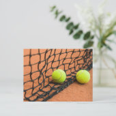 Tennisbälle Postkarte (Stehend Vorderseite)