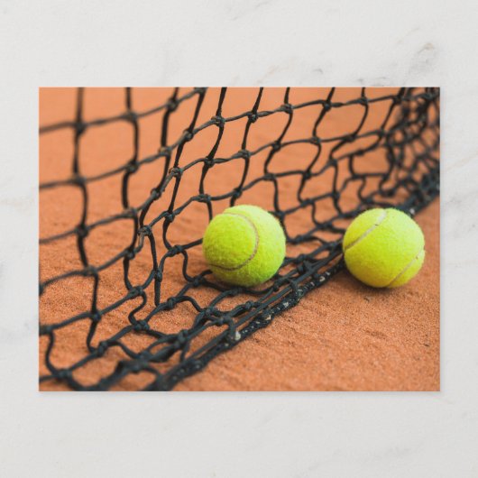 Tennisbälle Postkarte (Vorderseite)