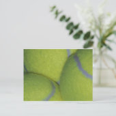 Tennisbälle Postkarte (Stehend Vorderseite)