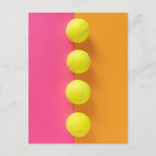 Tennisbälle Postkarte