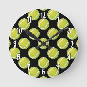 Tennisbälle Runde Wanduhr