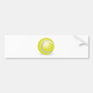Tennisballillustration Autoaufkleber