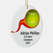 Tennisballverzierung Keramik Ornament (Rechts)