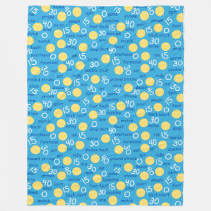 Tennisbegriffe Fleecedecke