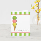 Tennisblankkarte Karte (Gelbe Blume)