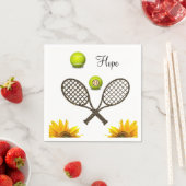 Tennisblume Papier Napkins Serviette (Beispiel)