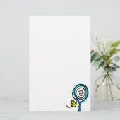 Tennisbriefpapierpapier Briefpapier (Stehend Vorderseite)