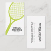 Tennisbusskarte Visitenkarte (Vorne/Hinten)