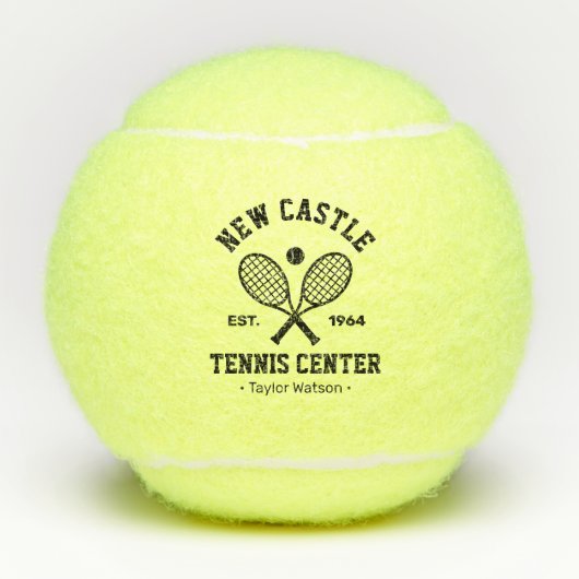 Tenniscenter Personalisiert Tennisbälle (Vorderseite)