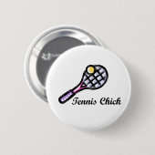 TennisChick Logo Button (Vorne & Hinten)