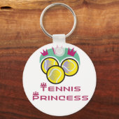 TennisChick Princess Schlüsselanhänger (Vorderseite)