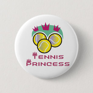 TennisChick Prinzessin Button