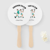 Tennisclub Fächer (Vorne und Hinten)