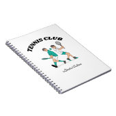 Tennisclub Notizblock (Rechte Seite)