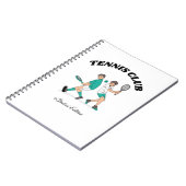 Tennisclub Notizblock (Linke Seite)