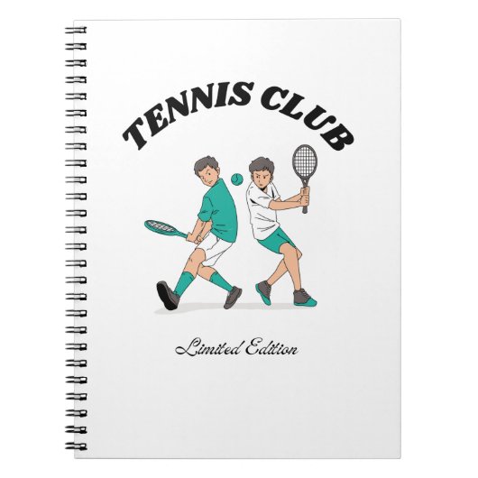 Tennisclub Notizblock (Vorderseite)