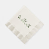 Tennisclub Party Serviette (Ecke)