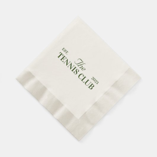 Tennisclub Party Serviette (Ecke)