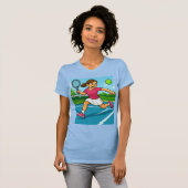 Tennisdame T-Shirt (Vorne ganz)