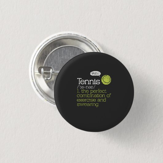 Tennisdefinition Button (Vorne & Hinten)
