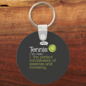 Tennisdefinition Schlüsselanhänger (Vorderseite)