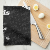 Tennisdefinitionsübungen und -übungen geschirrtuch (Viertel Falte)