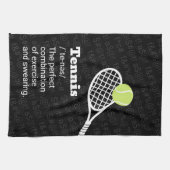 Tennisdefinitionsübungen und -übungen geschirrtuch (Horizontal)