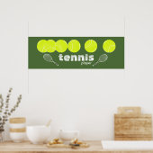 Tennisdekor Poster (Küche)